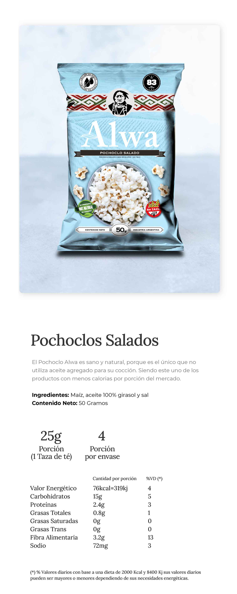 Pochoclos Salados